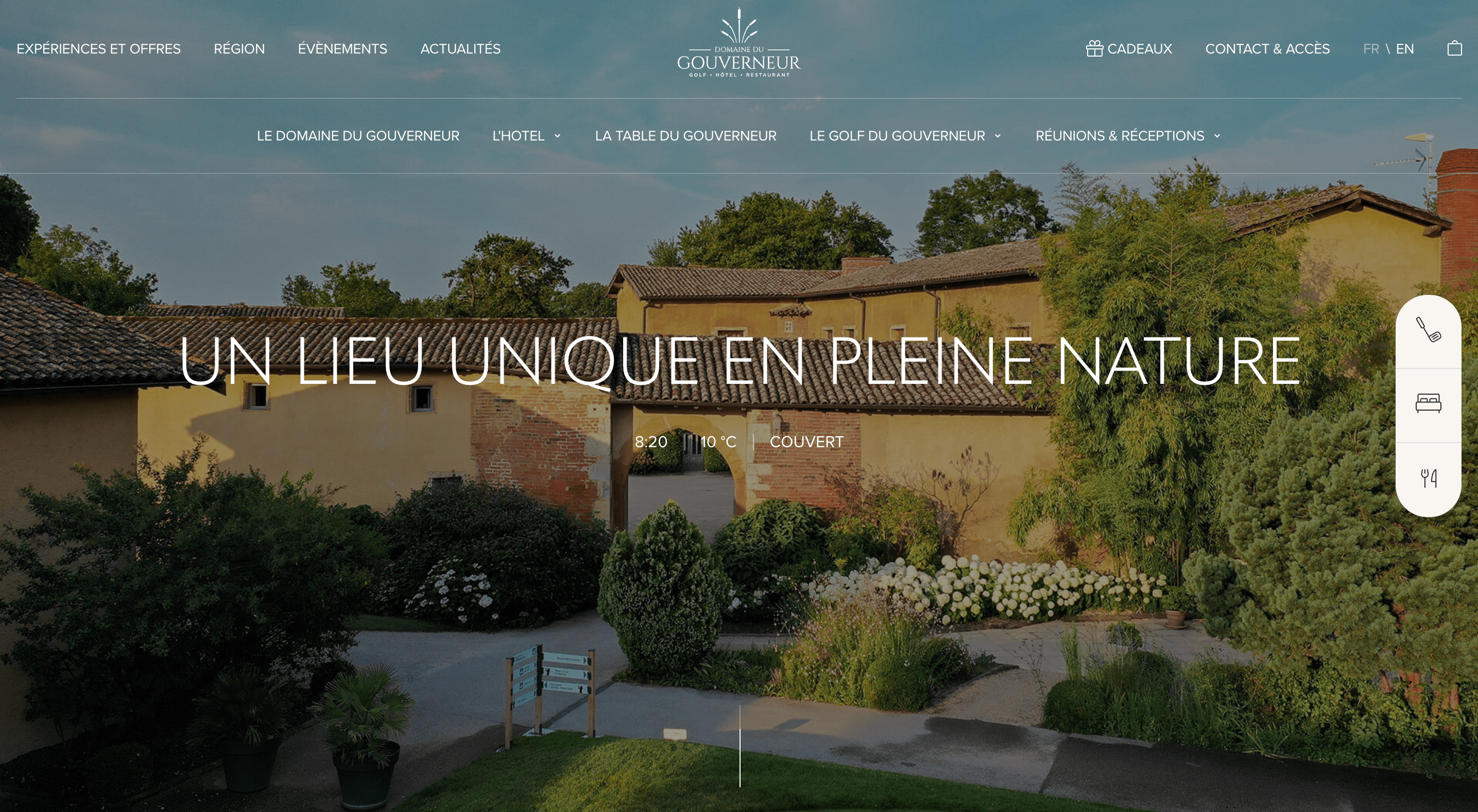 Domaine du Gouverneur desktop view 1