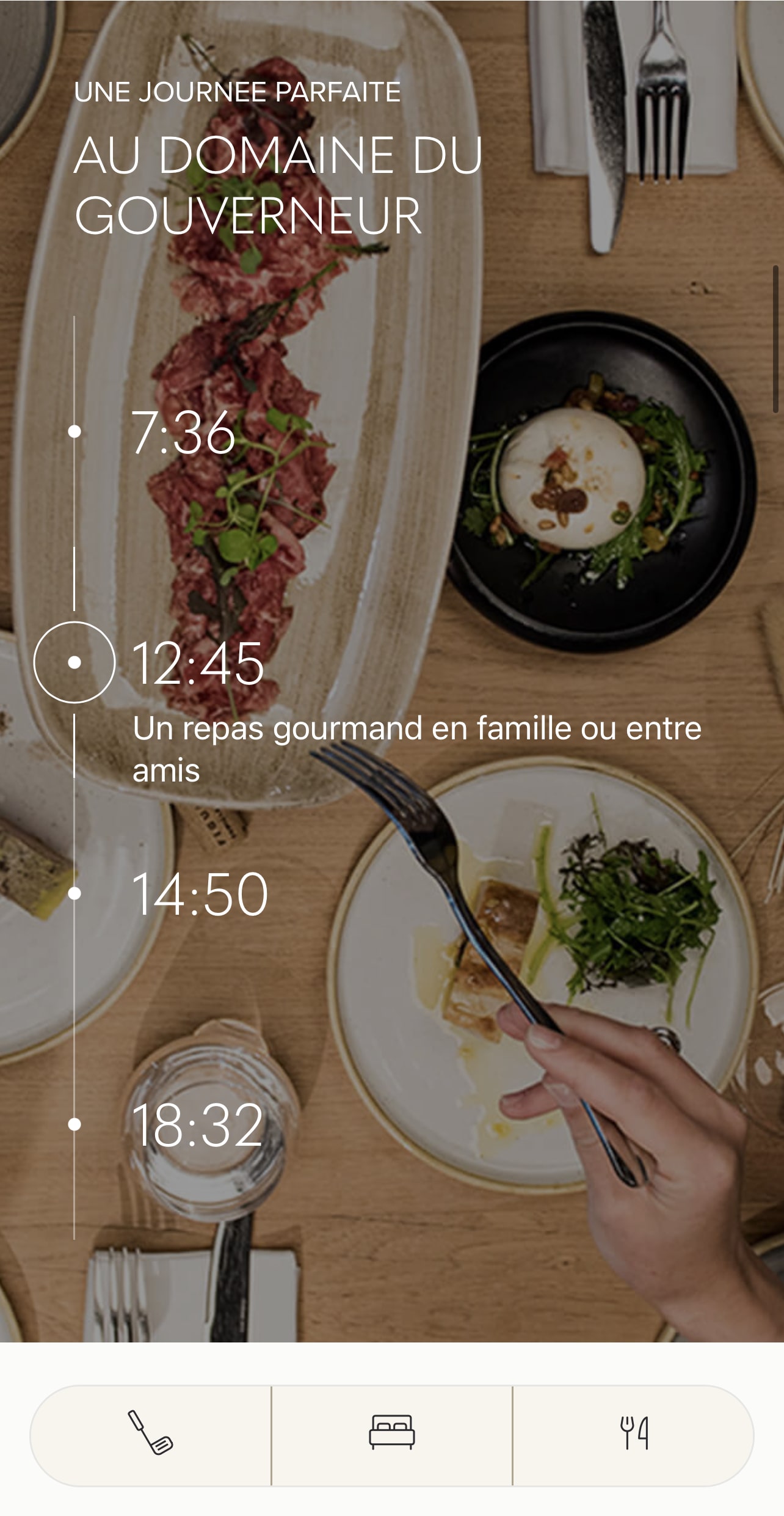Domaine du Gouverneur mobile view 2