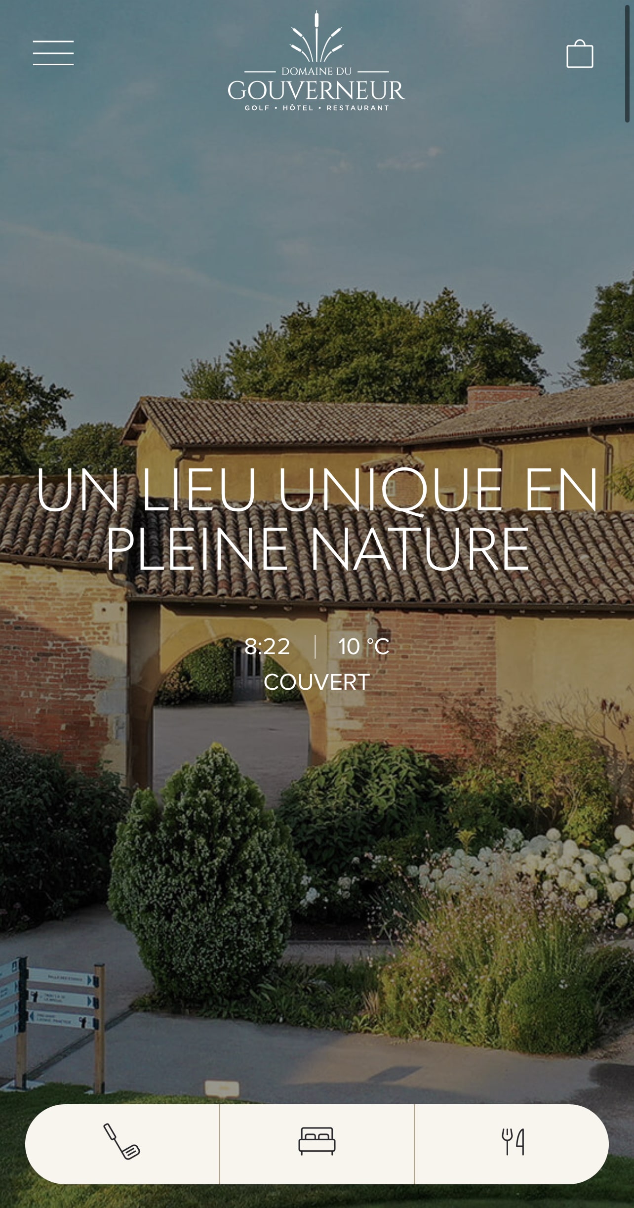 Domaine du Gouverneur mobile view 1